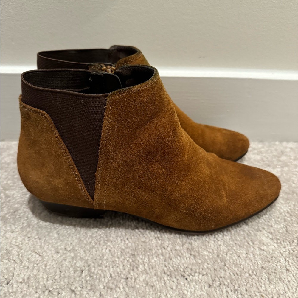 Aldo Brown Suede Ankle Bootie